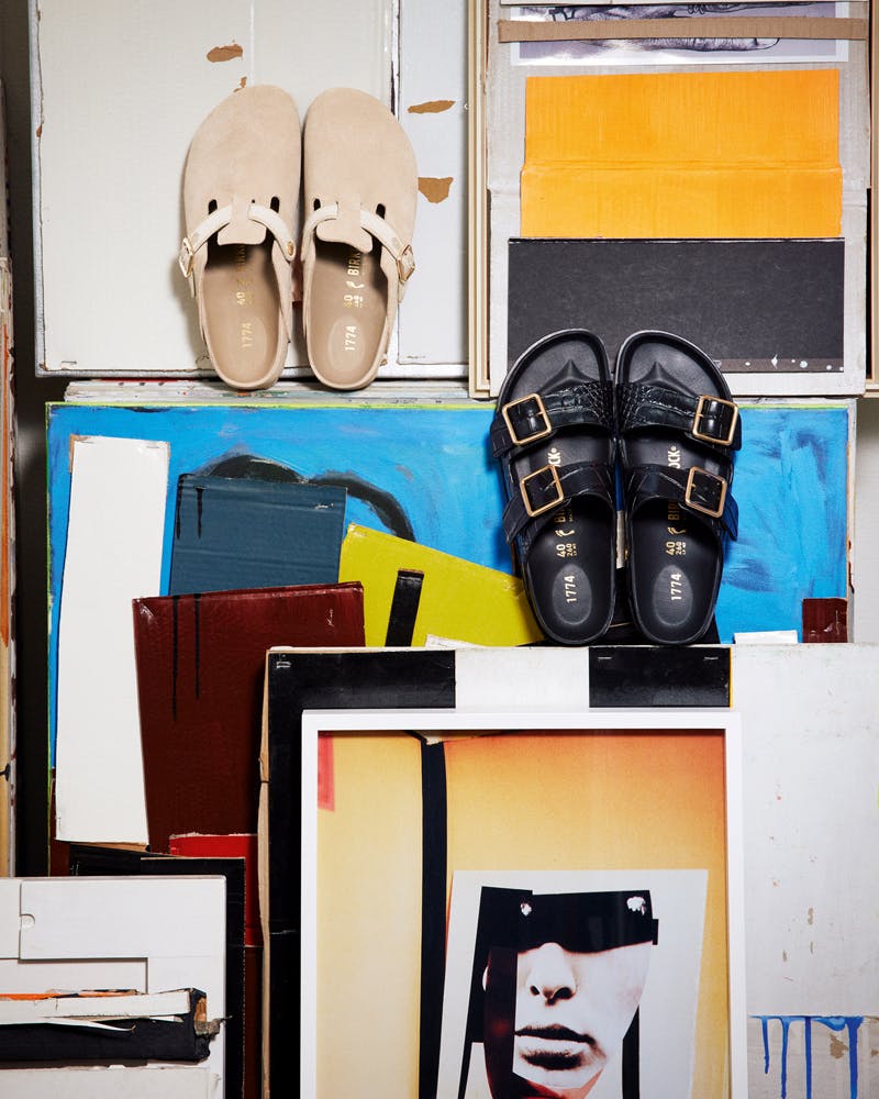 birkenstock arizona crocodile